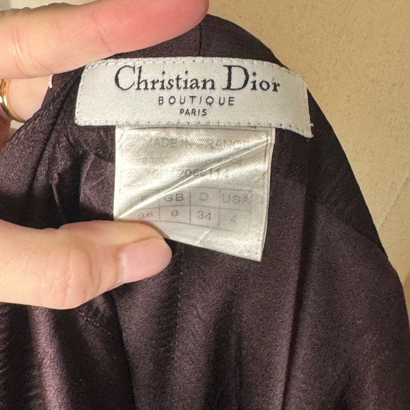 Christian Dior Boutique Contrast-Stitched Midi Dress US Size 4 - Picture 10 of 10